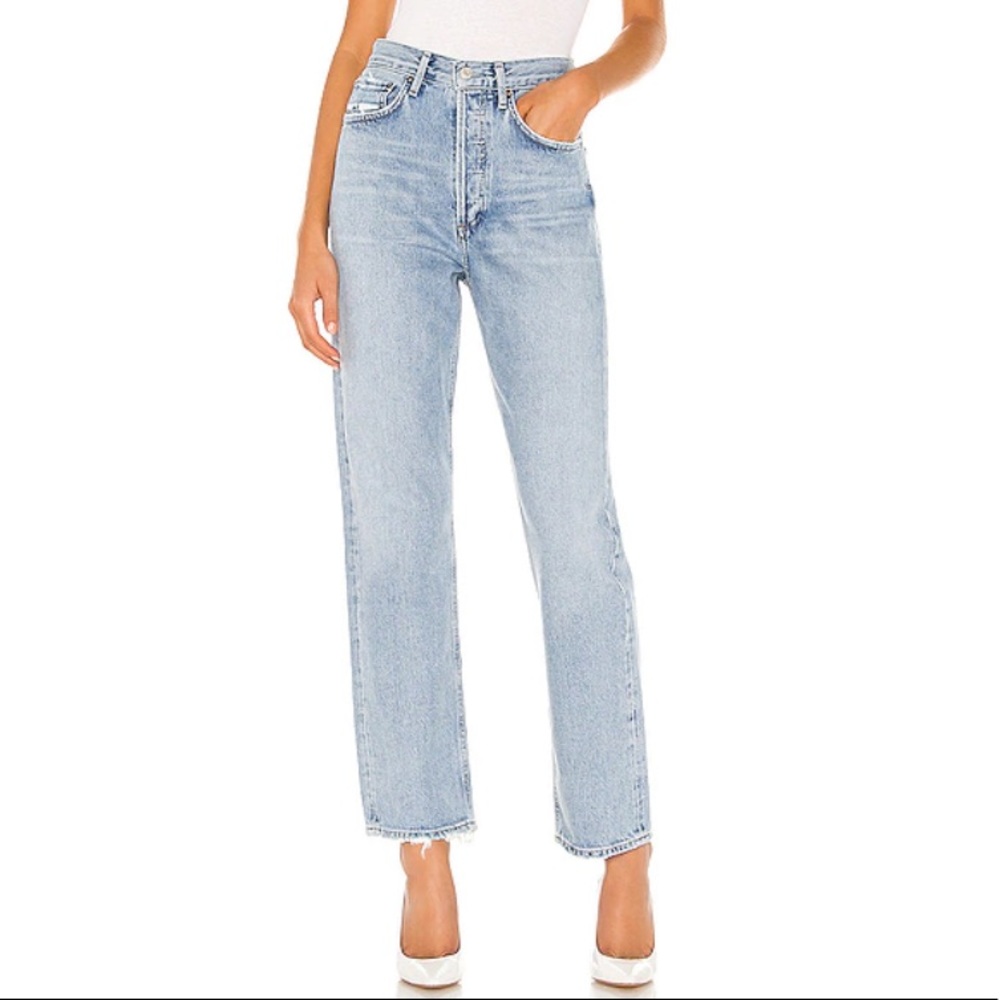 Agolde 90’s Straight Leg Jeans - Picture 1 of 5
